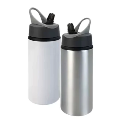 Aluminium Water Bottle With Carry Handle - 650ml - Main view in Blank Products